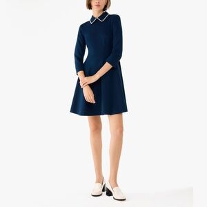 β οΈ kate spade Embellished Collar Ponte Dress